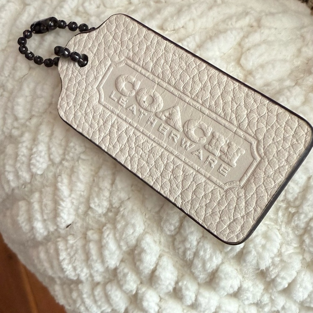 Coach Leather Hang Tag